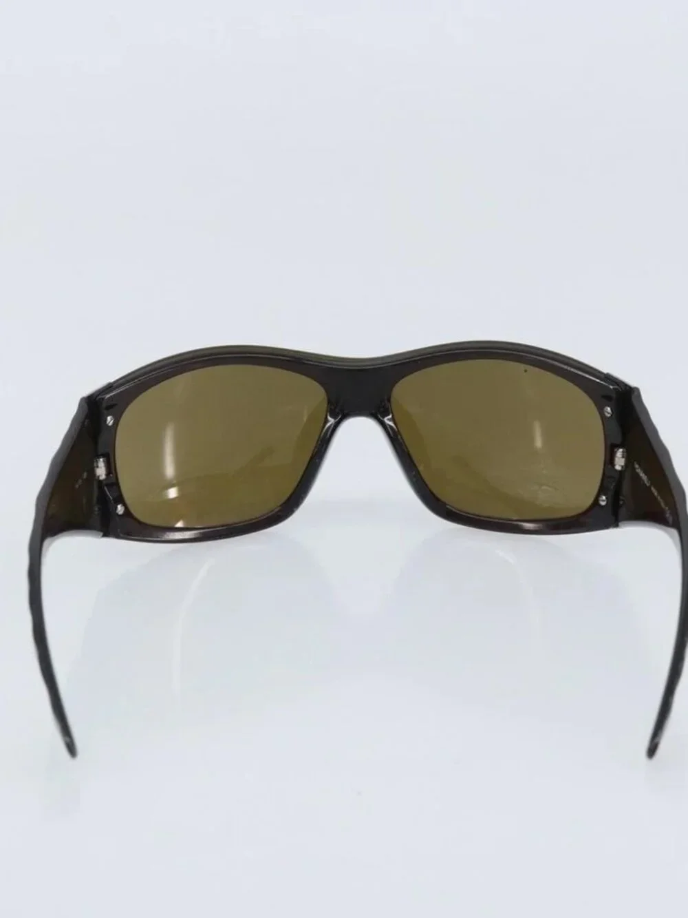 CHANEL Sunglasses plastic Brown CC Auth BA11836